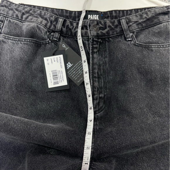 Paige Denim Sarah Straight Ankle Jeans Undone Hem Priscilla Deconstructed NWT - Picture 8 of 16